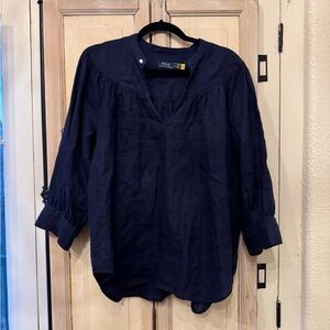 Polo by Ralph Lauren Dark Blue Blouse